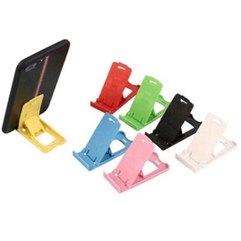 Dudukan handphone lipat / Stand HP / holder universal / Kursi HP (Stand Mini)