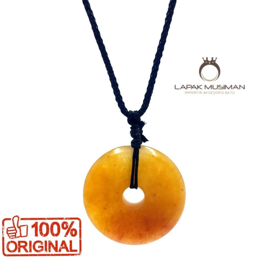 [Bayar di Tempat] KALUNG LIONTIN NATURAL MANIGAJAH