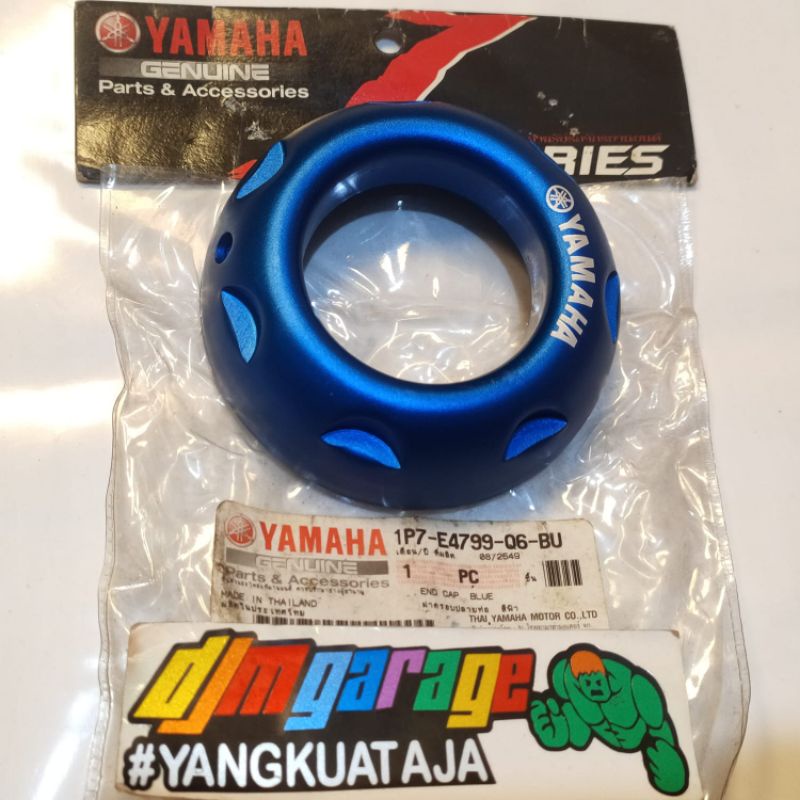 end cup nouvo Z original thailand corong knalpot nouvo Z original yamaha thailand biru