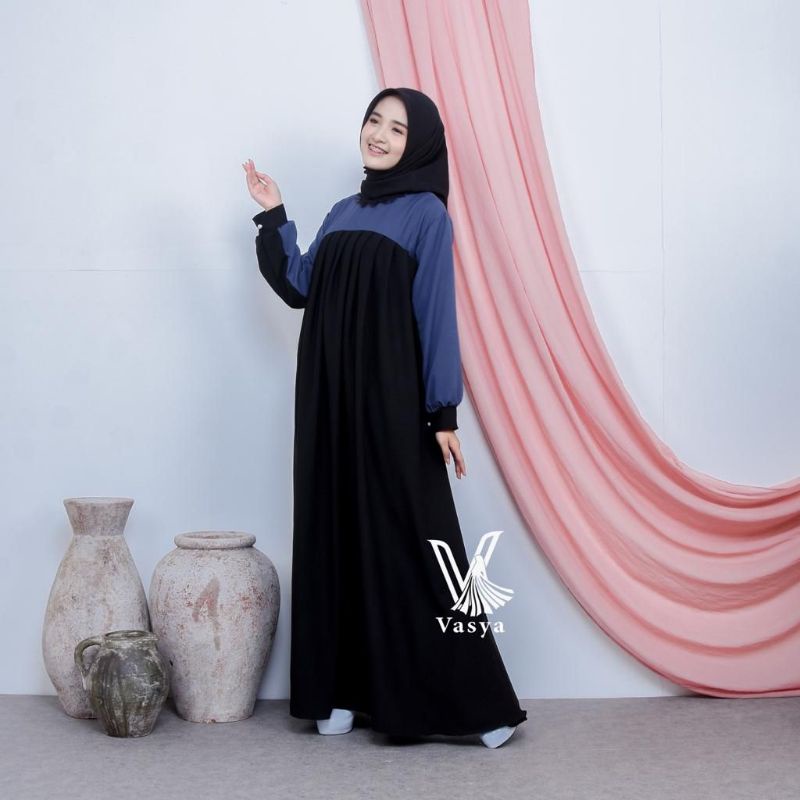 gamis ity crep terbaru/slavina dress by vasya ori
