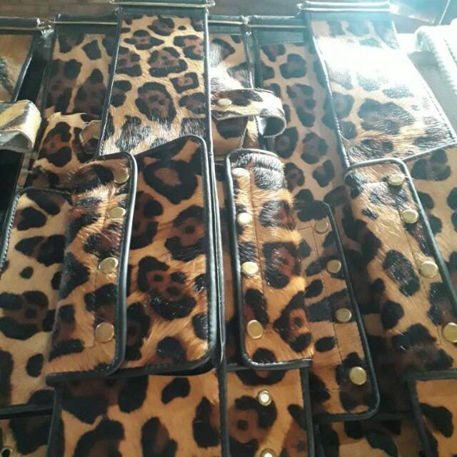 SABUK Kulit motif Macan tutul