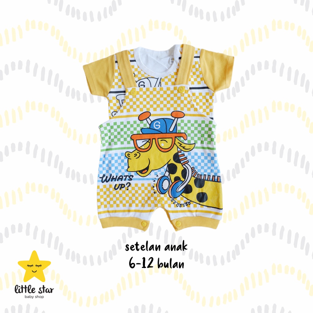 Setelan Celana Monyet Anak | Jumpsuit Bayi | Jumper Anak Cowok | Set Baju