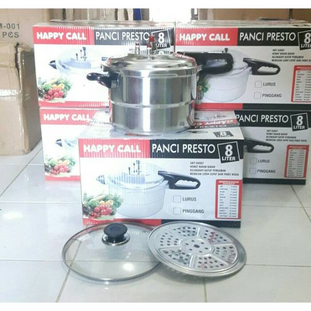 PANCI PRESTO HAPPY CALL 8 Liter + tutup / sarangan