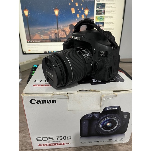 Kamera DSLR Canon EOS 750D bekas