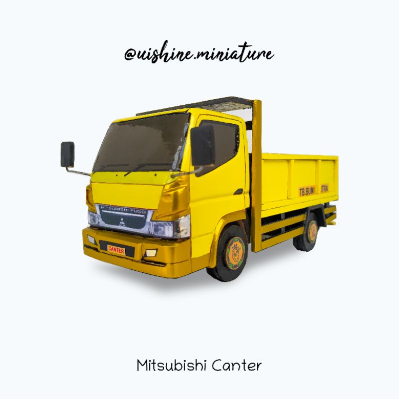 Diecast Miniatur Truk Mitsubishi Fuso Canter