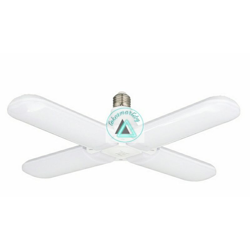 lampu LED 40w model kipas bisa dilipat fan blade