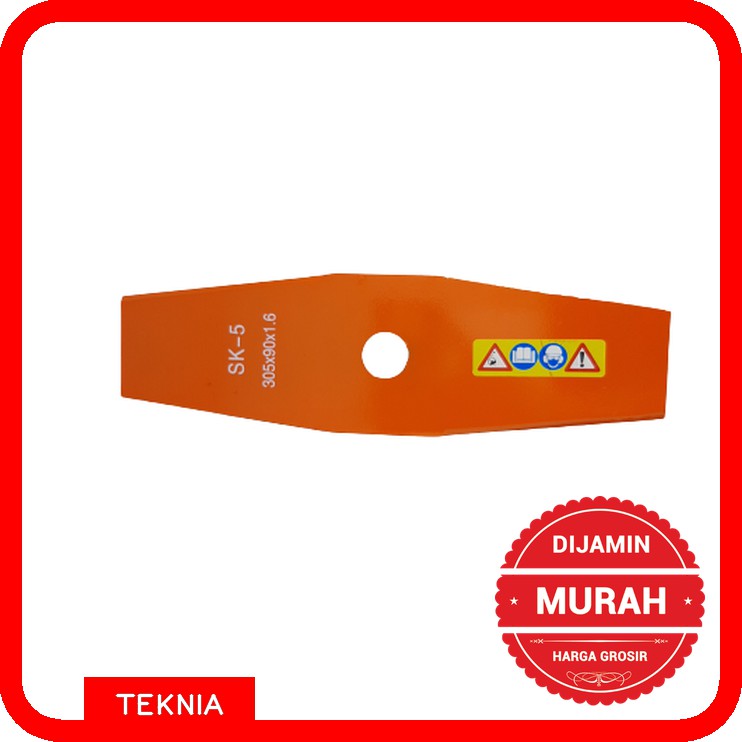 Pisau Potong Rumput 305 x 90 x 1.6 YMR - Brush Cutter Blade