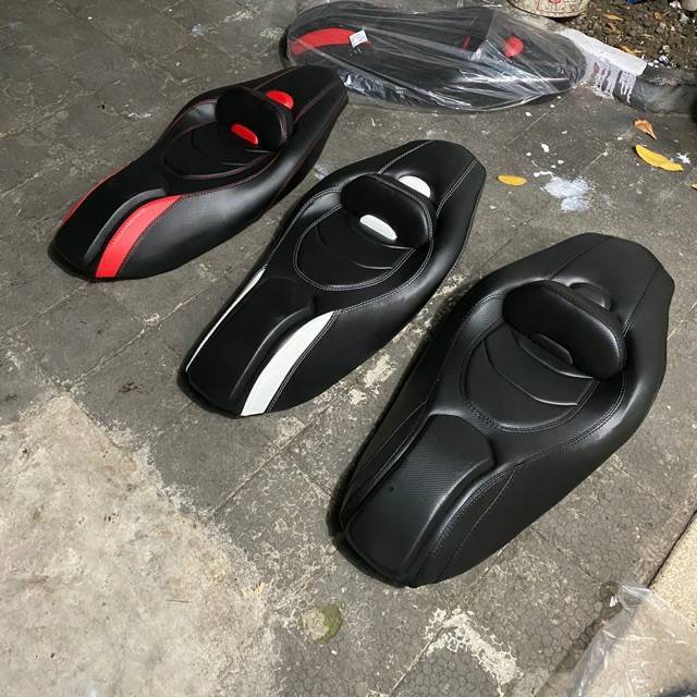 Jual JOK NMAX CUSTOM KULIT MBTECH-JOK NMAX MODIFIKASI MODEL EROPA KULIT