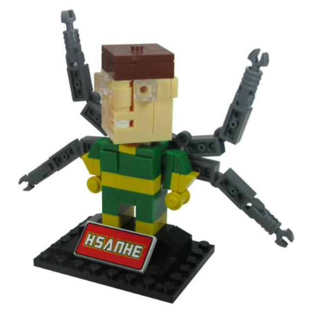 hsanhe 6326 nano block lego doctor octopus