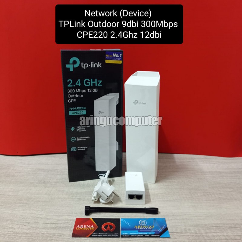 TPLink Outdoor 9dbi 300Mbps CPE220 2.4Ghz 12dbi