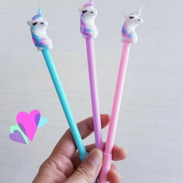 

Pulpen Gel Unicorn Pelangi 0.5mm