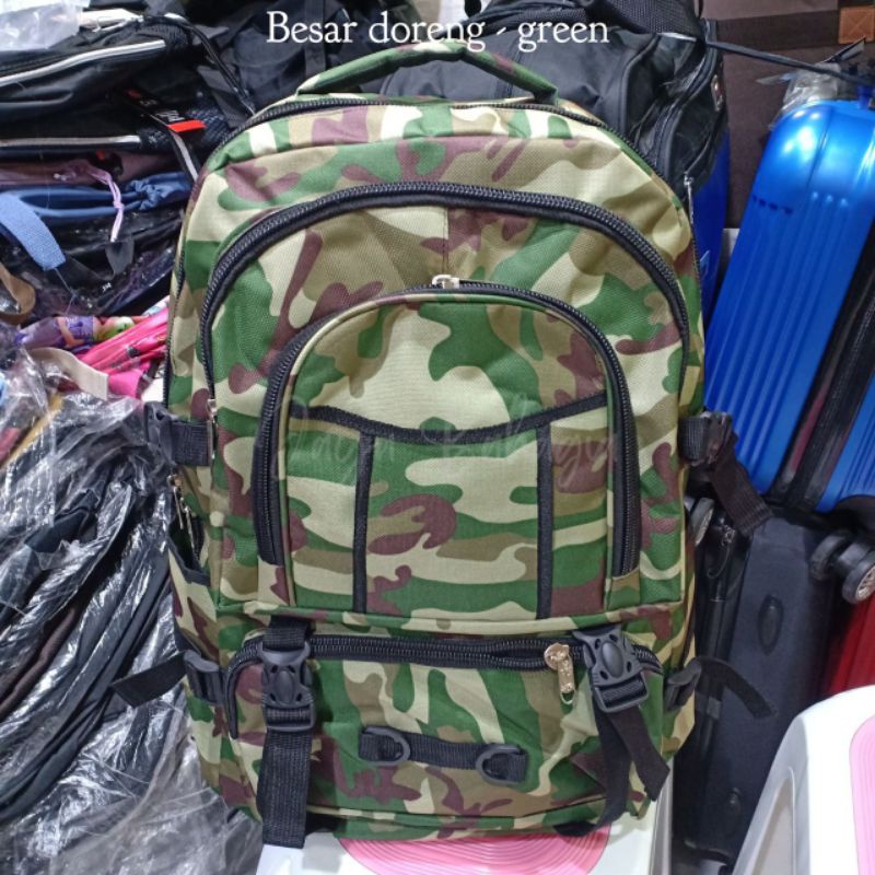 Ransel Jumbo Besar Doreng Tas Carrier Semi Kemping Murah