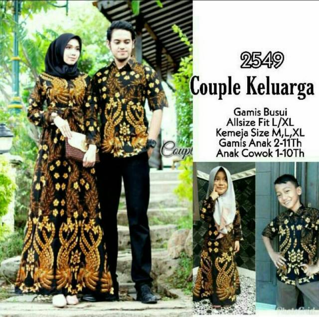 Couple gamis katun sogan best seller garansi harga termurah