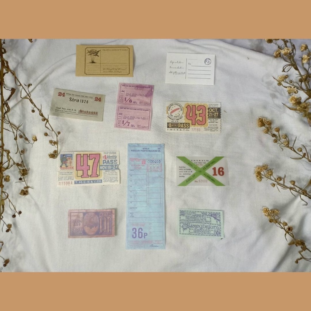 

20 Pcs Journal Kit / Bujo / Vintage Journal / Jurnal / Scrapbook