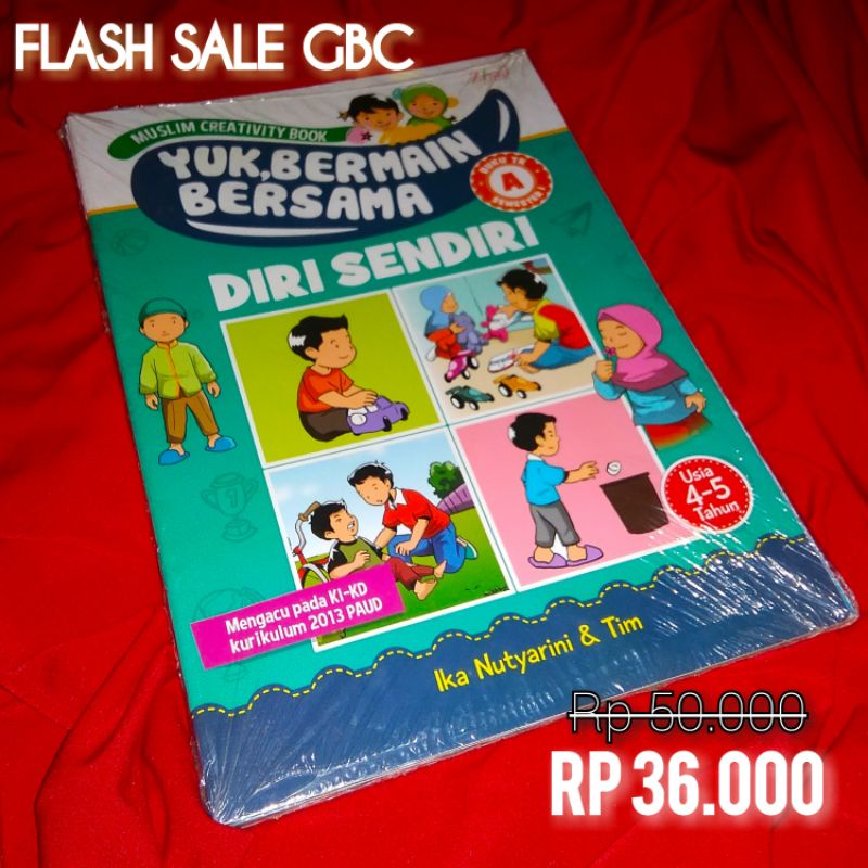 (Flash Sale) TEMATIK TK A SEMESTER 1 - Buku Original - bukuanak - buku TK