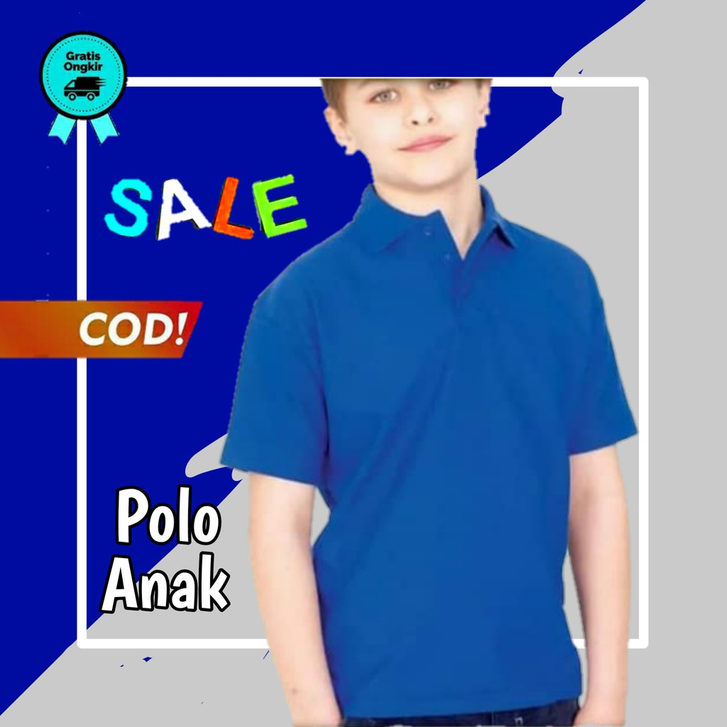 kaos kerah anak laki laki kaos polos anak kaos polos anak laki laki baju anak laki kaos polo KE44