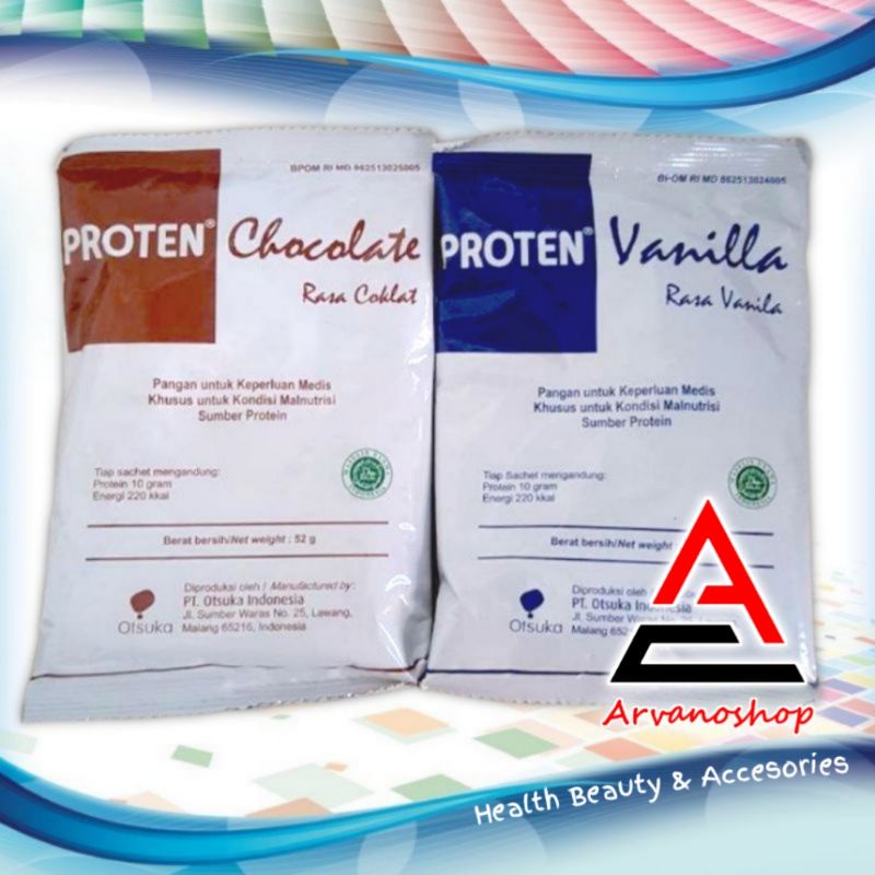 

PROTEN VANILA COKLAT SACCET (ED 10/2026)