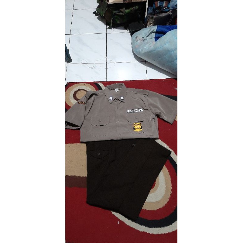 Seragam Pdl Satpam Bahan Twist tissu Berkualitas/setelan pdl satpam tebal/setelan satpam/baju pdl/baju pdh satpam