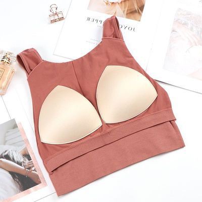 Gobra ♕ PW113 Pakaian Tanktop Fashion Wanita Korea Push Up Tanpa Kawat Kasual Seksi Import Jakarta-8