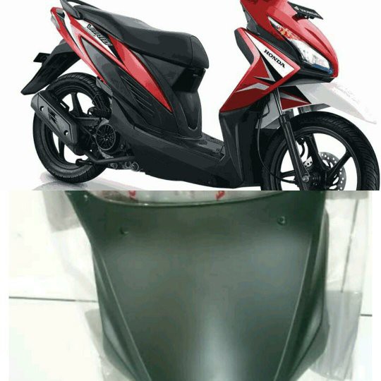 cover front lower kap lumpur paru paruh vario 110 fi led k46 win