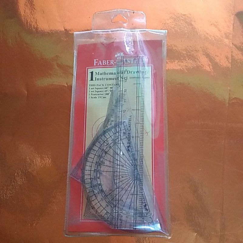 

1 MATERIAL DRAWING INSTRUMENT SET (CONTAINS 4 PARTS)