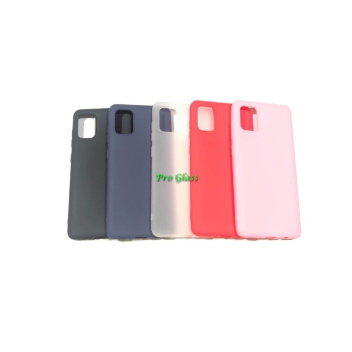 C107 Samsung A31 Colourful Ultrathin Silicone Case / Matte Thin