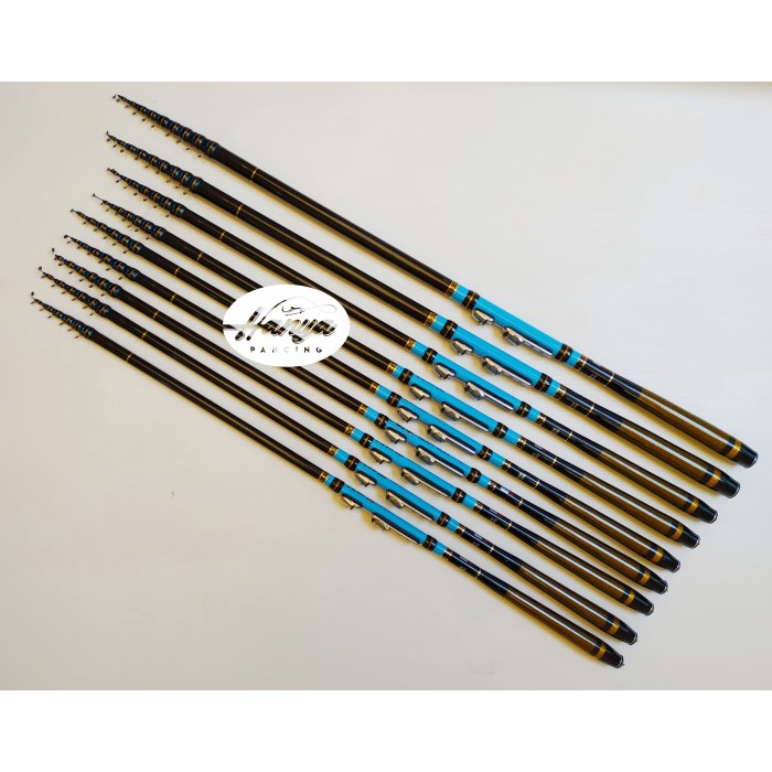 JORAN TEGEK IKAN MAS KOLONG RING 360 450 540 CARBON - 360cm