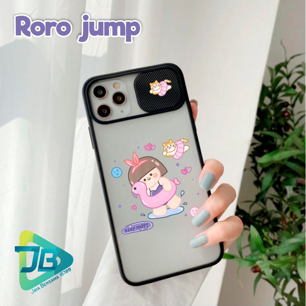 SOFTCASE SLIDE KAMERA RORO JUMP OPPO VIVO SAMSUNG XIAOMI REALME IPHONE ALL TYPE JB4941