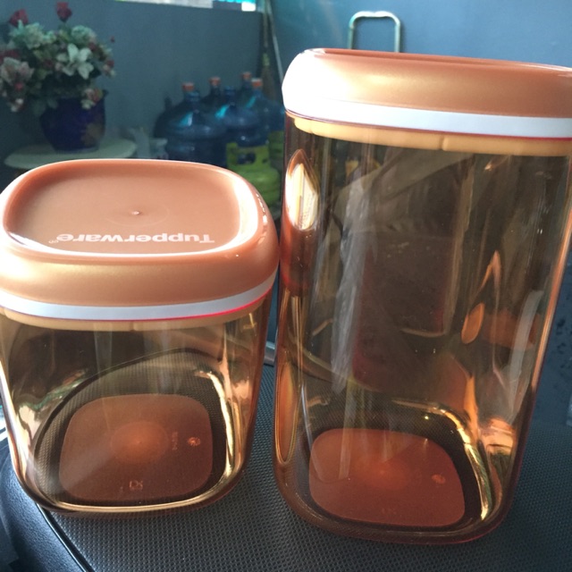 Tempat Kue / Crystal Canister Set Tupperware