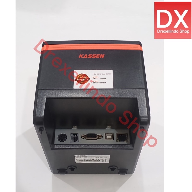 KASSEN BT P3200 USE LAN dan USB auto cutter printer thermal 80mm