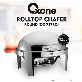 Oxone OX-717OV Oxone OX-717OB HoReCa Serving Dish Oval Roll Top Chafer Stainless Steel