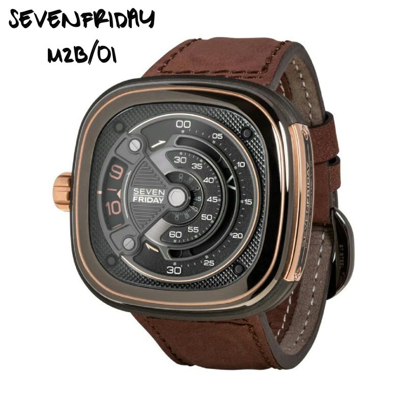 SEVEN FRIDAY SF M2B/01 JAM TANGAN PRIA GRATIS BOX ORI DAN TALI RUBBER
