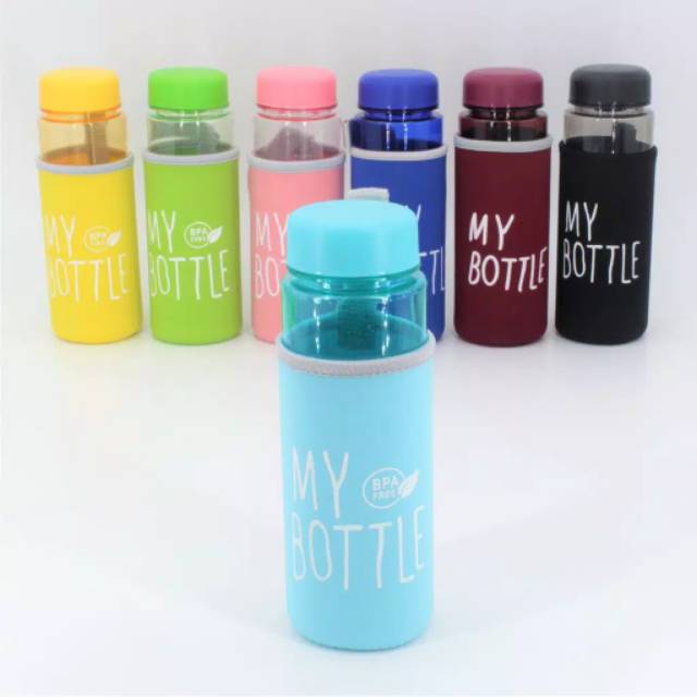 My bottle +Pouch busa/Botol minum BPA Free anti pecah