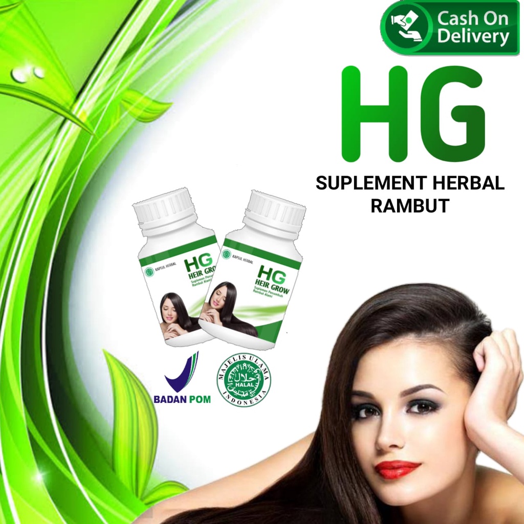Suplemen HG, OBAT PENUMBUH RAMBUT SUPER CEPAT DAN AMPUH Penumbuh rambut botak secara cepat, Penumbuh