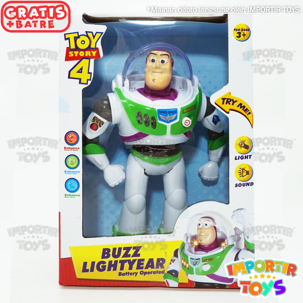 Mainan Robot Buzz Lightyear Toy Story Berkualitas Keren Bercahaya