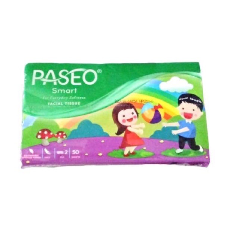 [Checkout Rp1000] Tissue tisu paseo smart travel pack 50 sheet