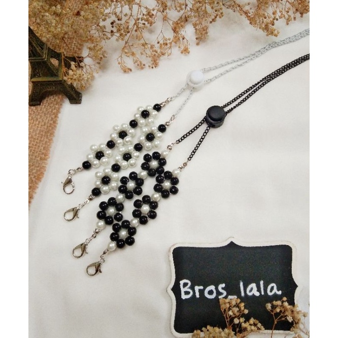 Lala strap masker 2in1 daisy | strap masker daisy | strap masker 2in1