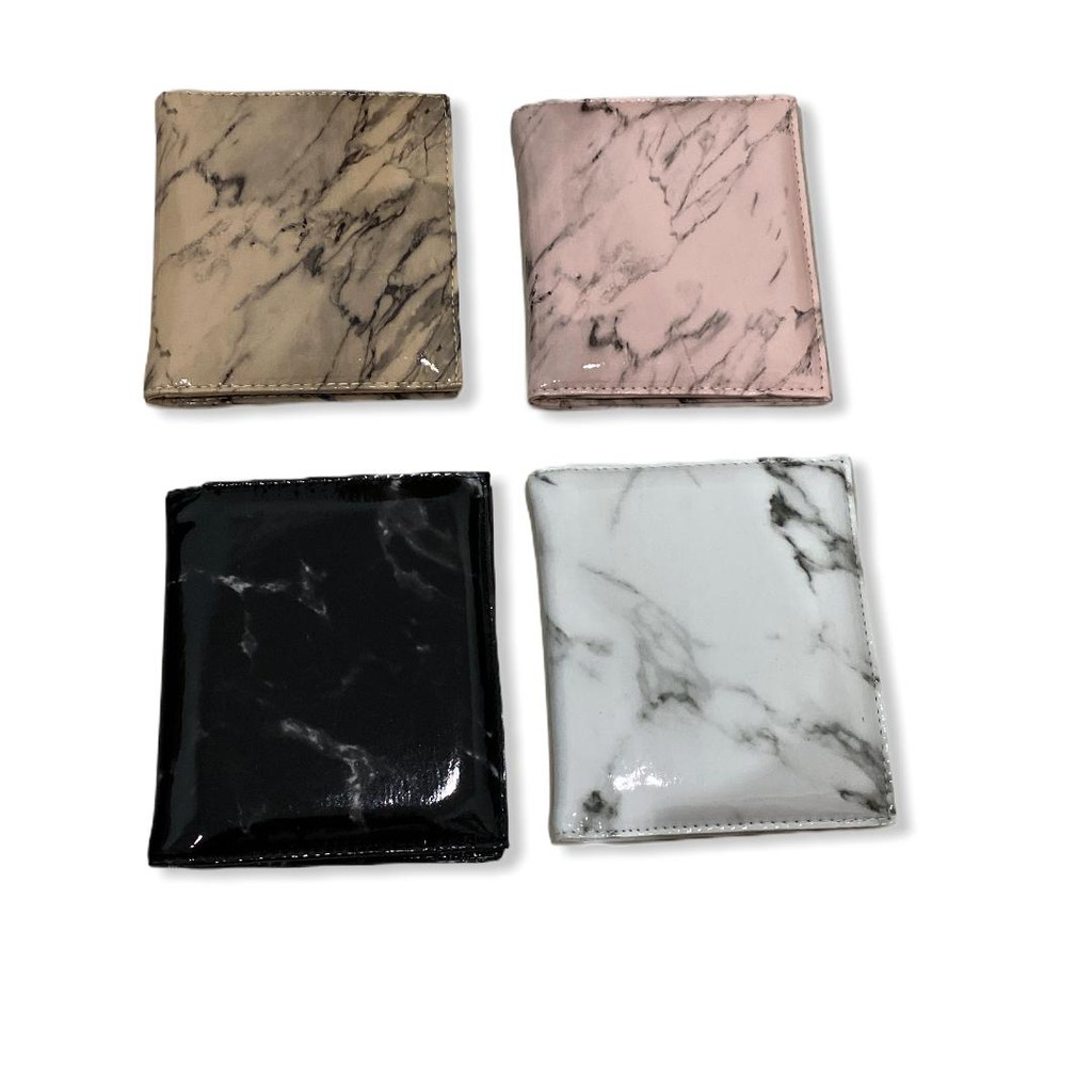 LUXTHER - NEW!! BOOK CARD / CARD HOLDER MARBLE LEATHER