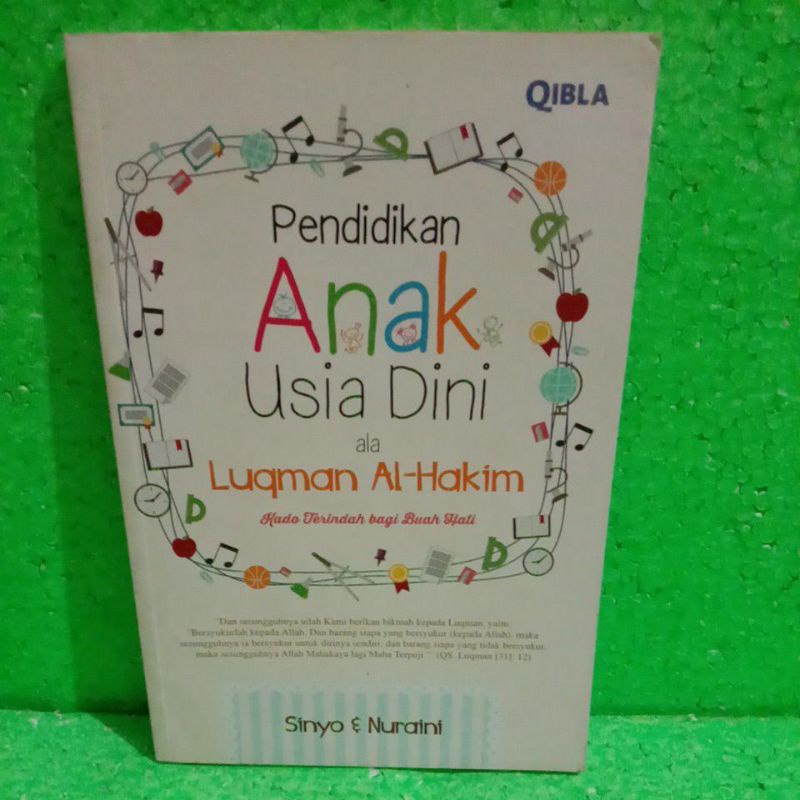 

BUKU PENDIDIKAN ANAK USIA DINI LUQMAN AL-HAKIM