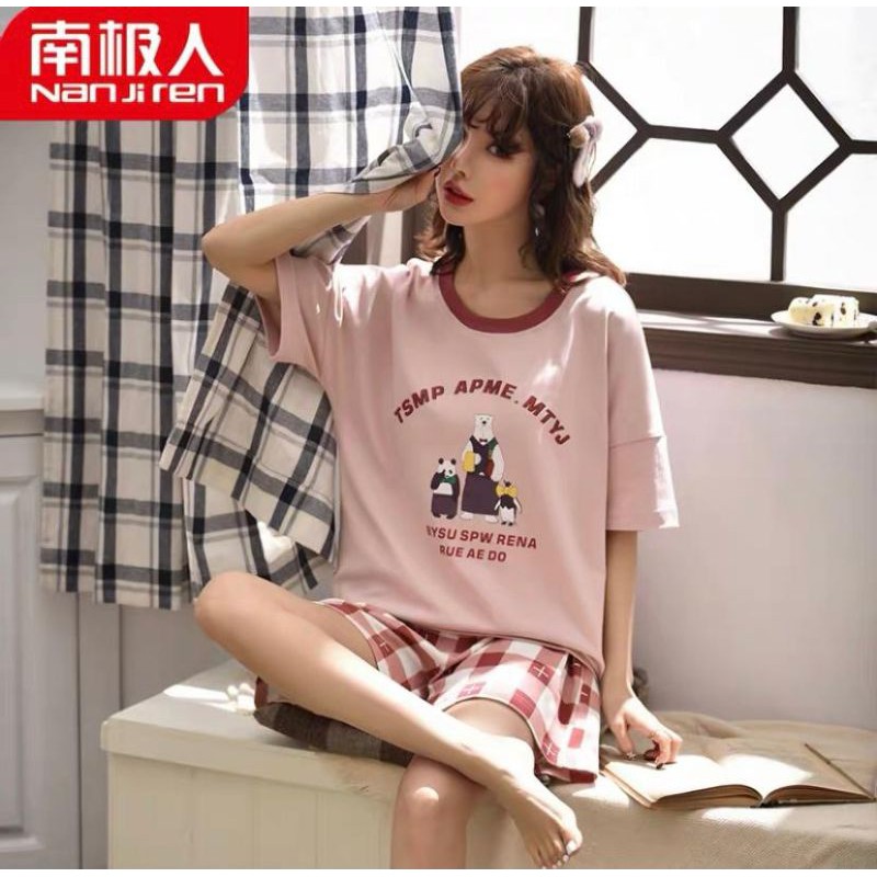 baju tidur hotpants wanita bahan spandek import adem