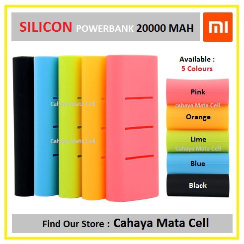 Silikon Powerbank Xiaomi 2C 20000 mah Original 100%