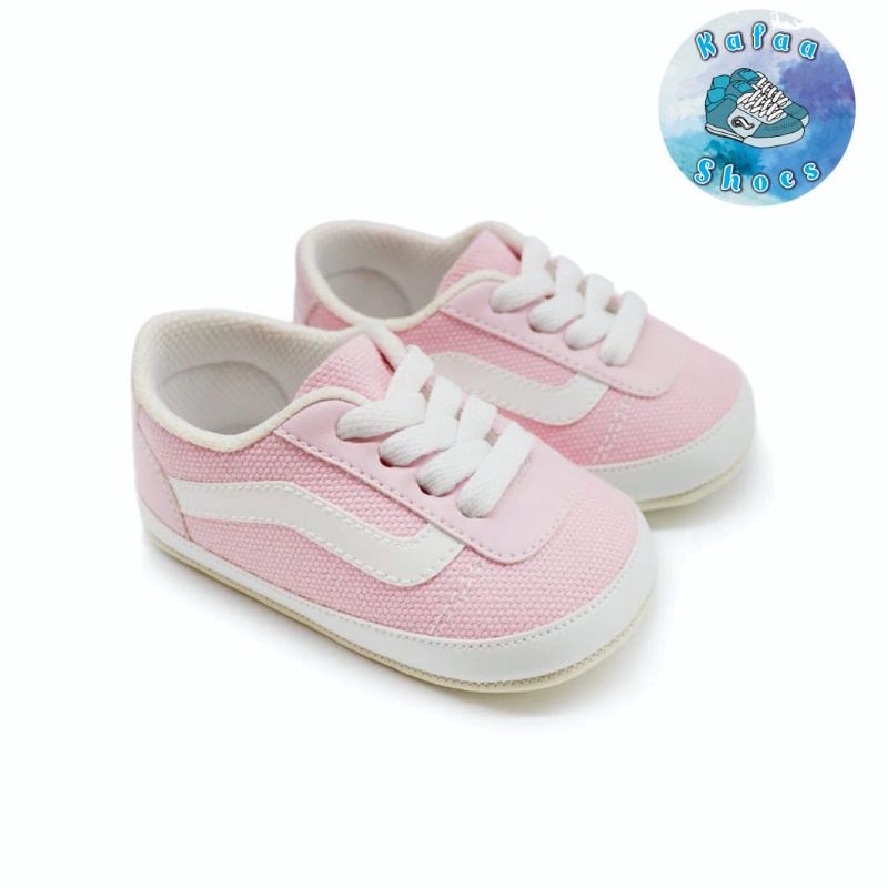 Sepatu Bayi Baby Shoes Prewalker Laki Laki Perempuan Umur 1 Sampai 12 Bulan Model Vans Oldskol