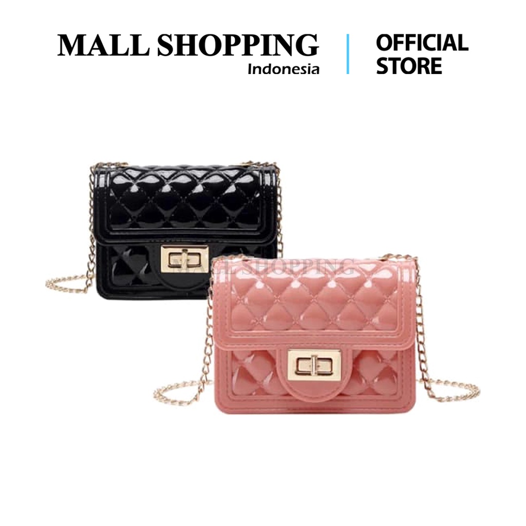 (COD) Tas Wanita Jelly Bag Tas Selempang Wanita Tas Jelly MALL SHOPPPING