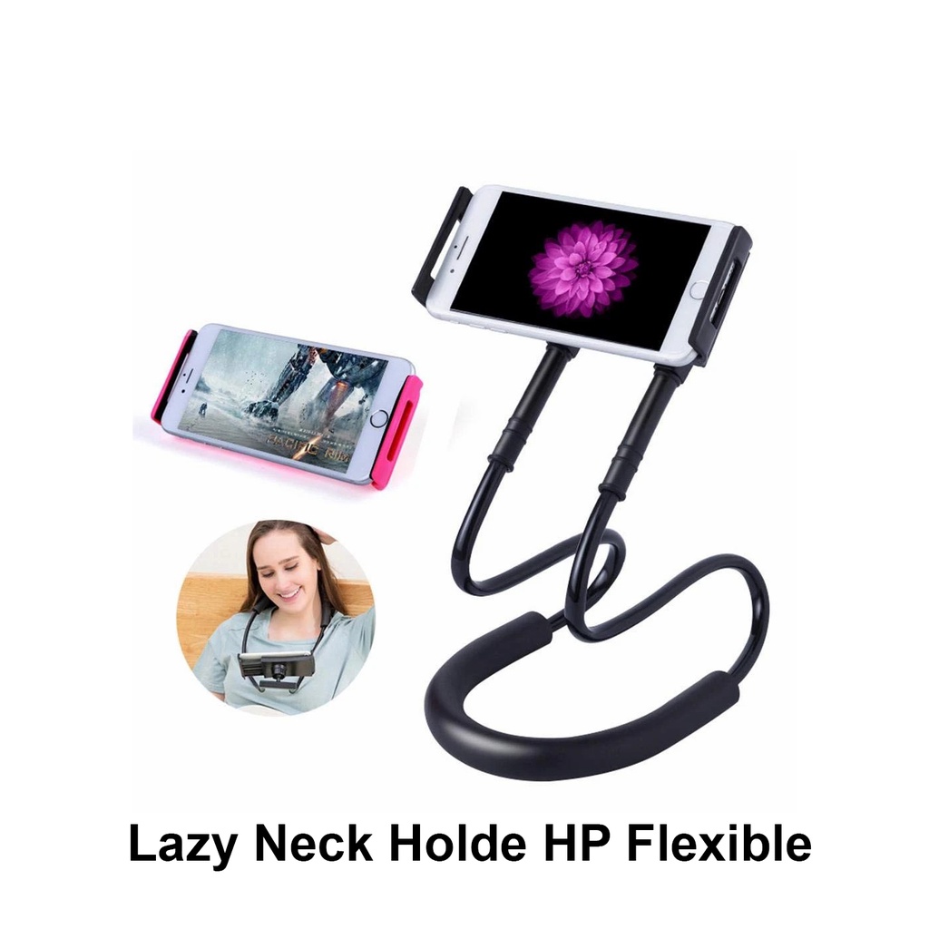 Lazy Neck Phone Holder/Lazy Neck Pod/Holder Leher/Lazy Hanging Neck Phone Stand Mount Neck