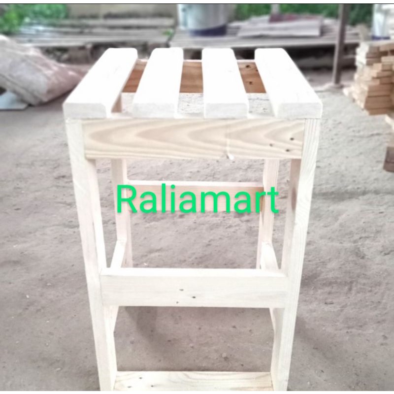 bangku kayu/bangku cafe/bangku minimalis