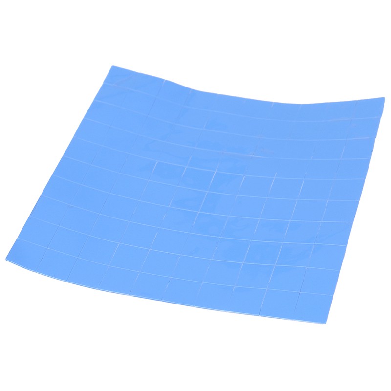 (Ele) 100pcs 10x10 X 0.5mm Pad Thermal Silikon Konduktif Pendingin Gpu Cpu Warna Putih