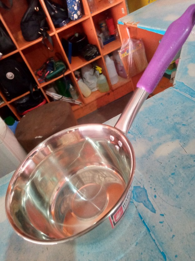 Panci Mie Stainless Steel Tebal Gagang Warna 16cm,18cm/panci Susu Stainles Tebal/gayung Air Stainles