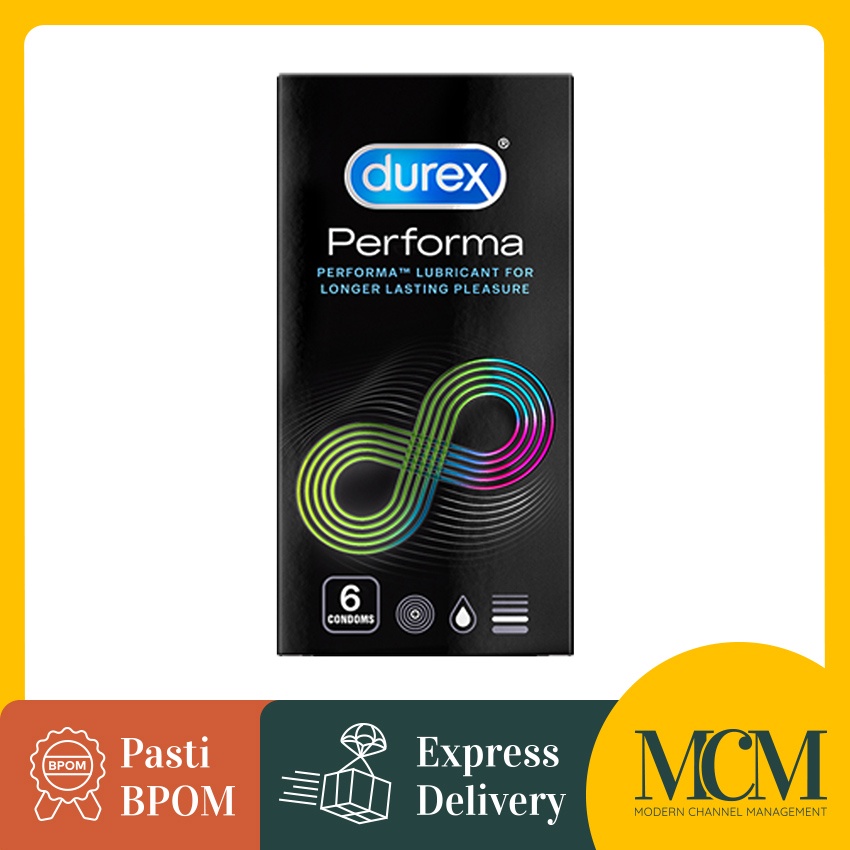 Cipa_Sky Kondom Durex Performa Isi 6 Pcs - Kondom Tahan Lama