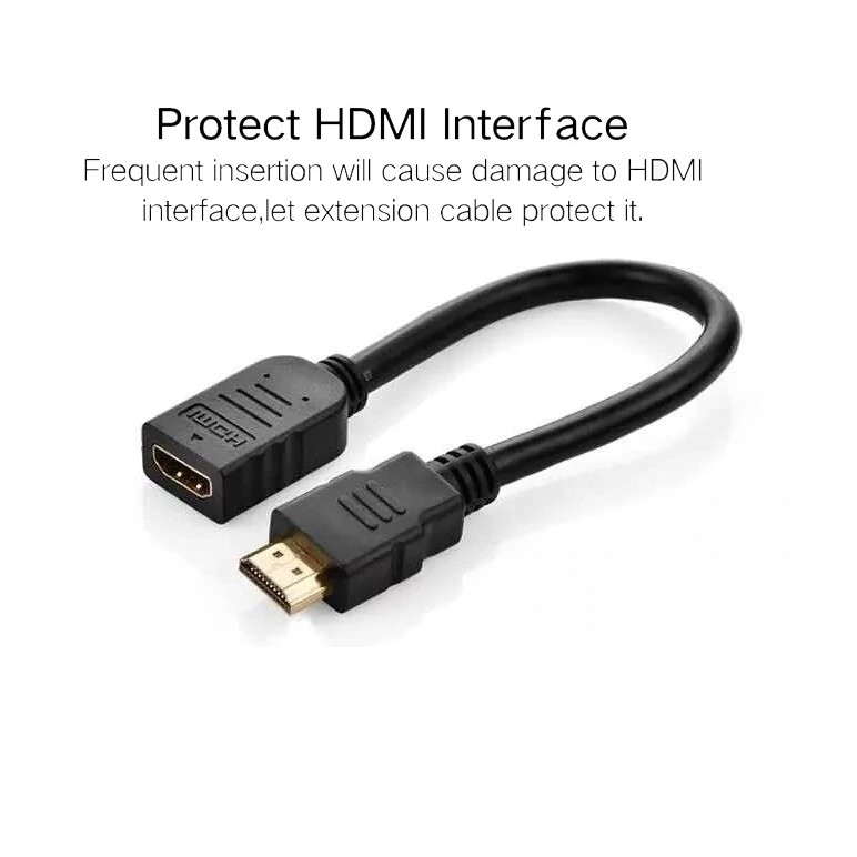 Kabel HDMI Male to Female/Extention HDMI 30CM/HDMI Extender 30CM