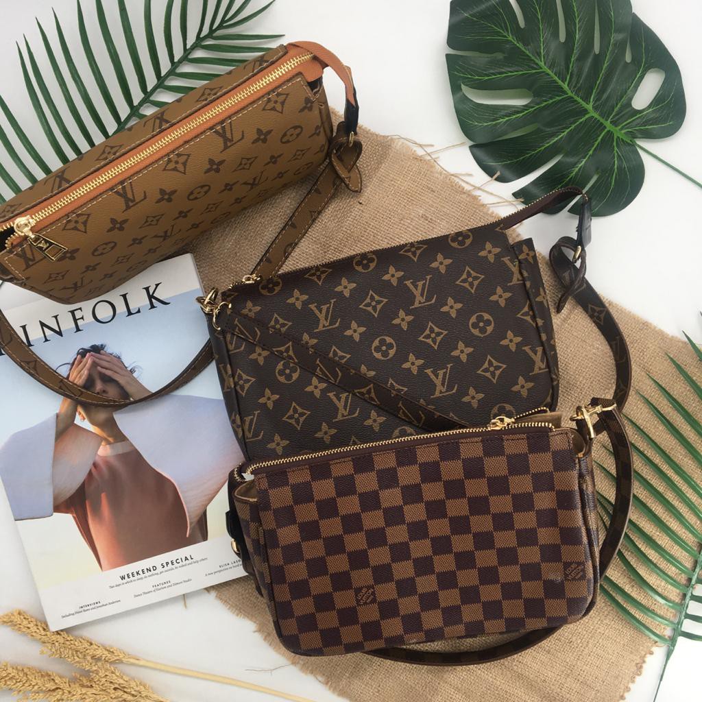 [SALE] Tas Wanita Sling Bag Louis Vuitton Import - LV 01